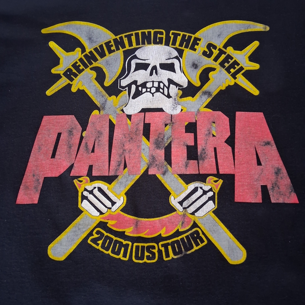 Delta Black Pantera 2001 Tour Graphic Long Sleeve Shirt - Picture 7 of 8